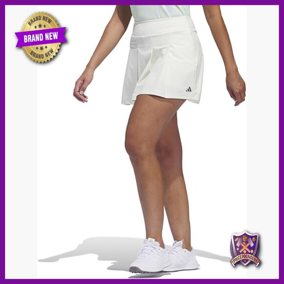Golf Skort with Pockets Recycled Polyester Mini Length Pull On